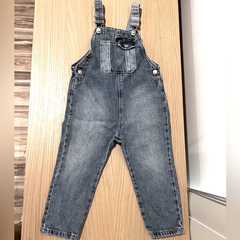 Zara Toddler Girl Denim Jumpsuit 2-3T